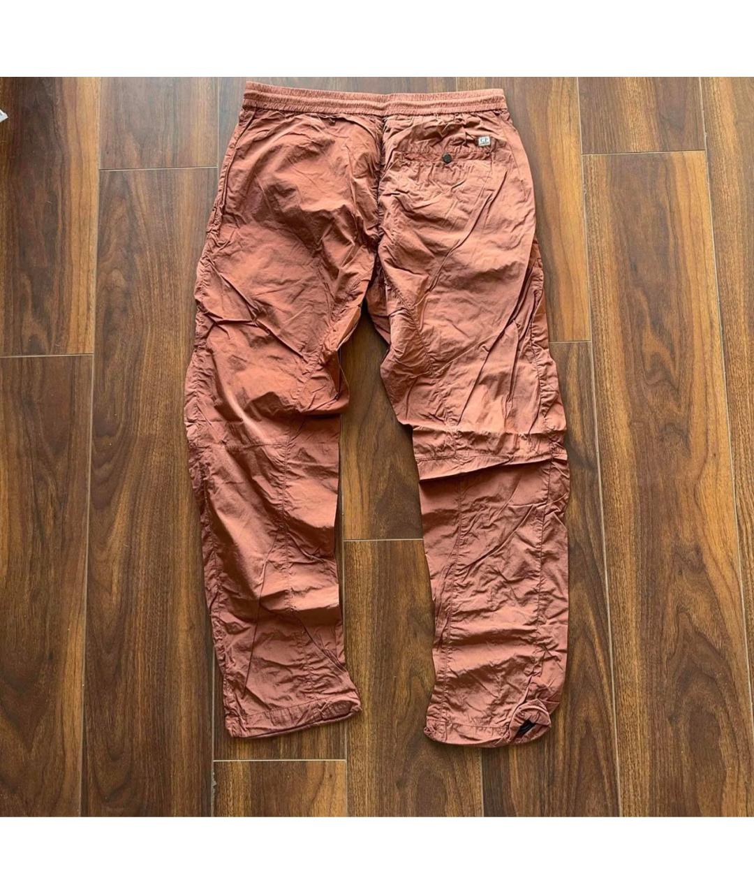 CP COMPANY Оранжевое хлопковые повседневные брюки, фото 2