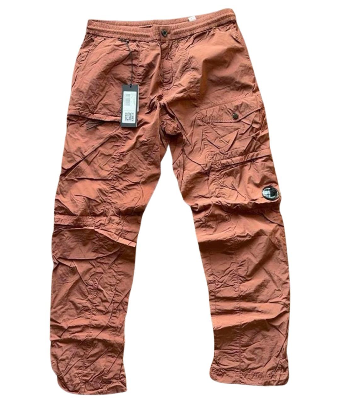 CP COMPANY Оранжевое хлопковые повседневные брюки, фото 1