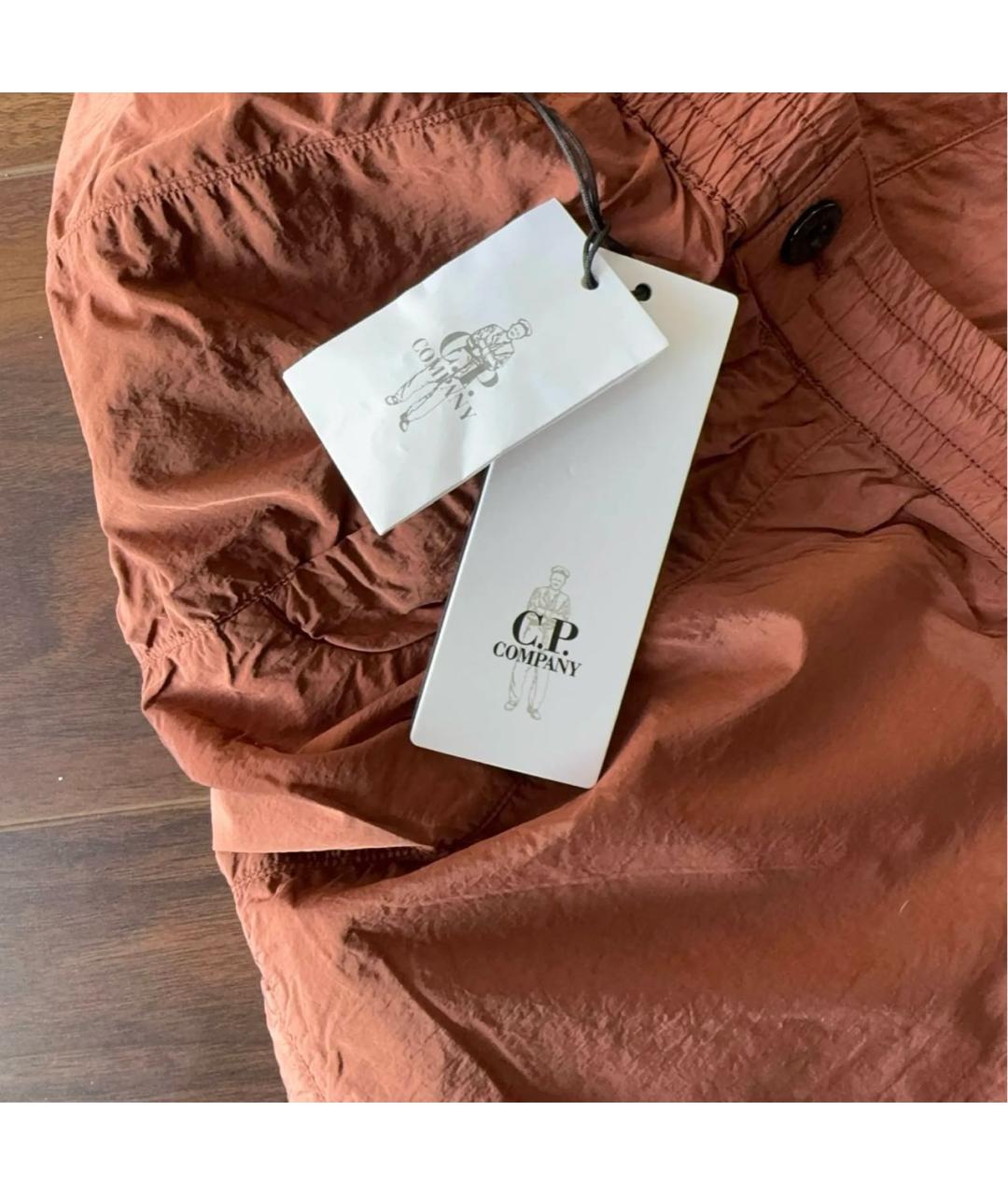 CP COMPANY Оранжевое хлопковые повседневные брюки, фото 5