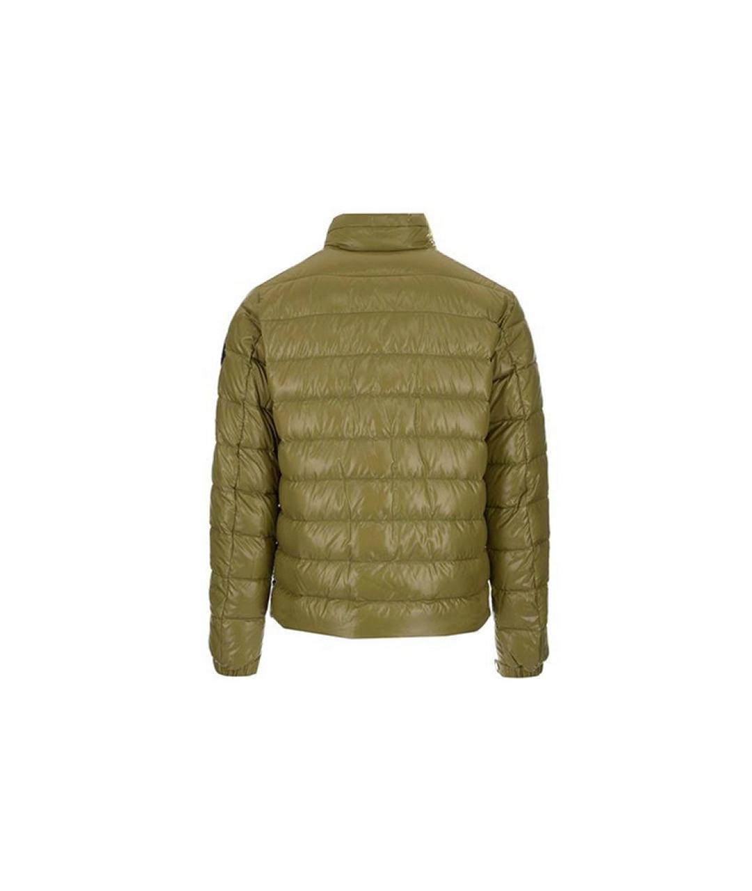 MONCLER Зеленый пуховик, фото 2
