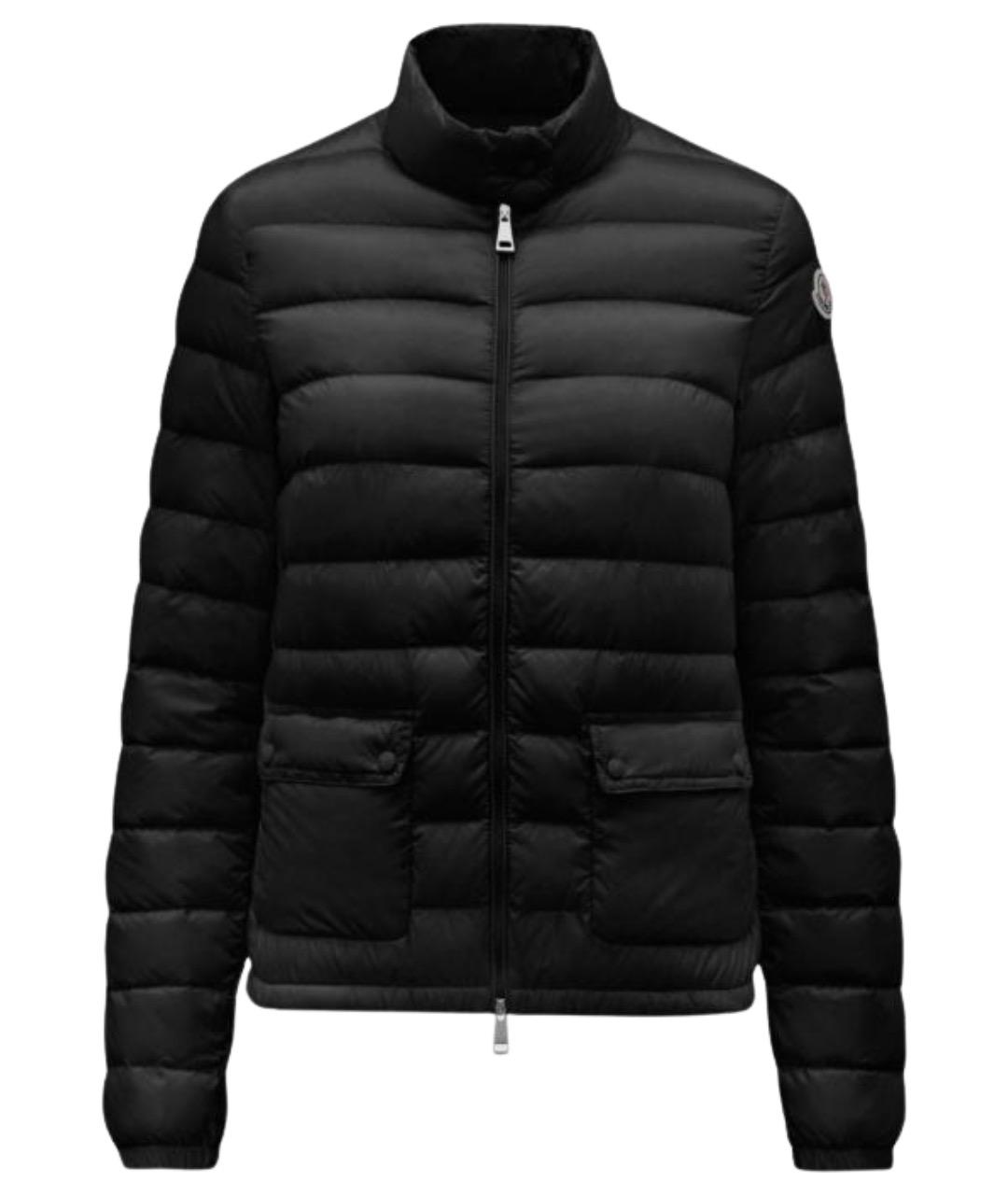 MONCLER Черный пуховик, фото 1