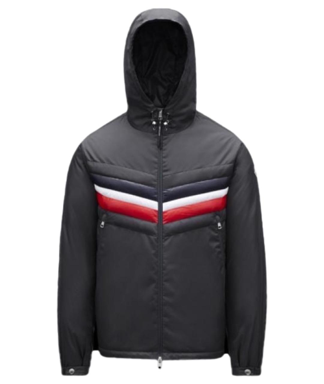 MONCLER Черная полиамидовая куртка, фото 1