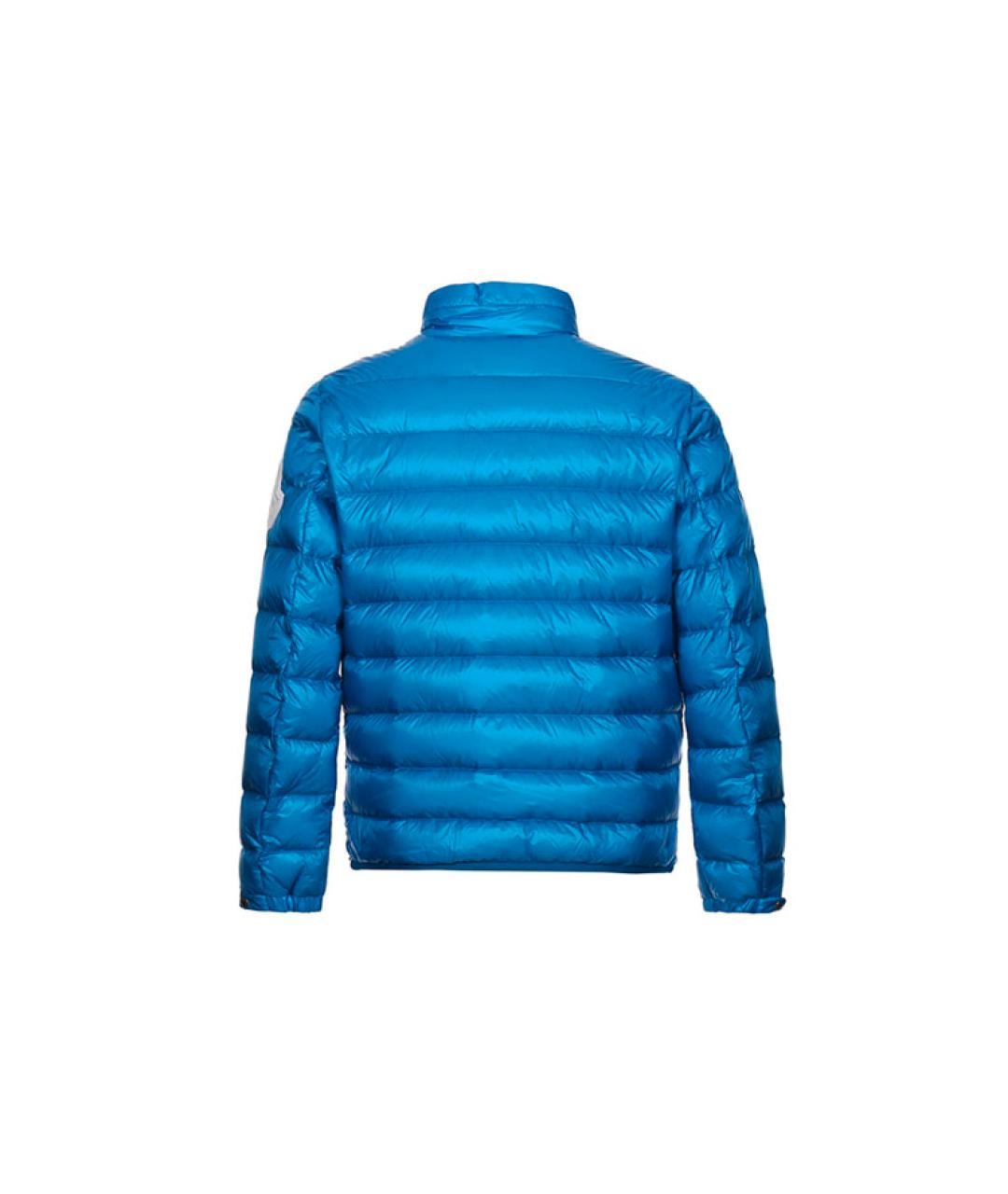 MONCLER Синий пуховик, фото 2