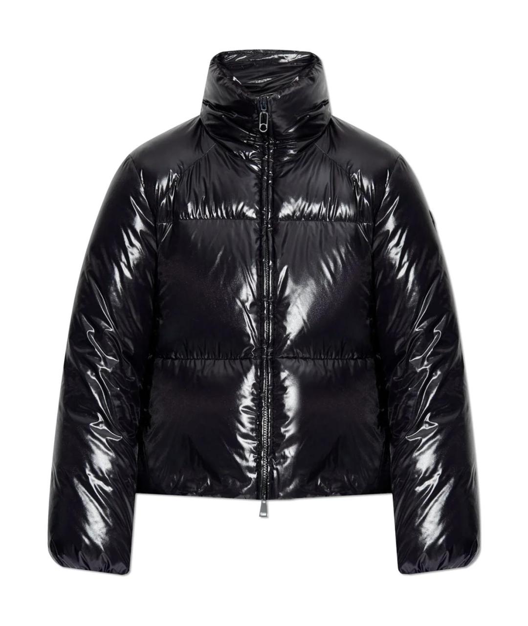 MONCLER Черный пуховик, фото 1
