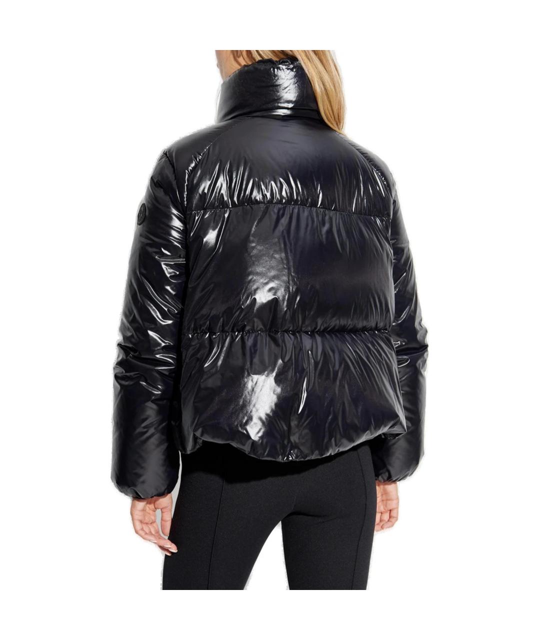 MONCLER Черный пуховик, фото 3