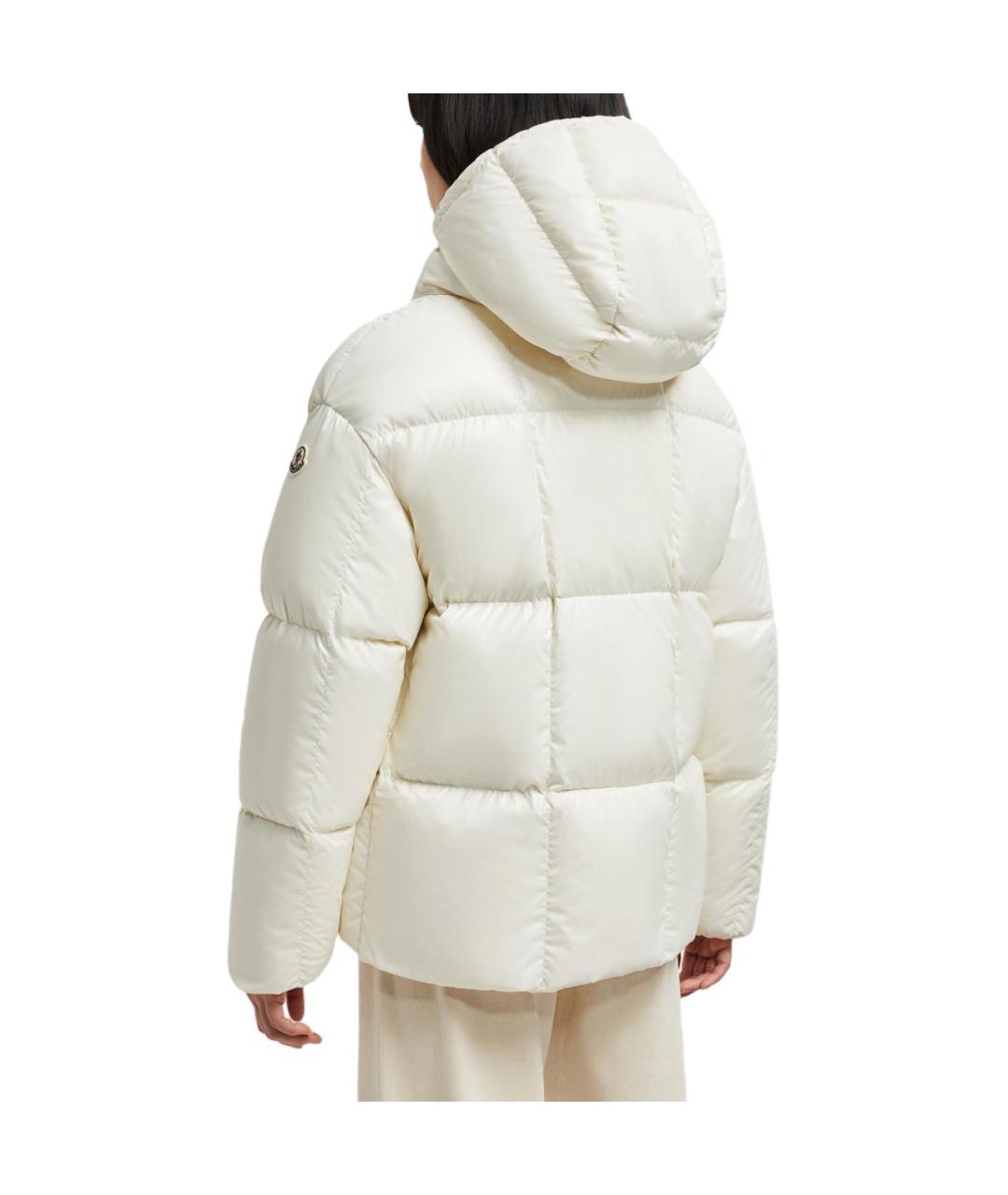 MONCLER Белая полиамидовая куртка, фото 3