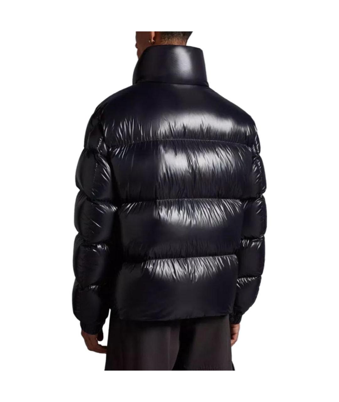 MONCLER Черный пуховик, фото 3