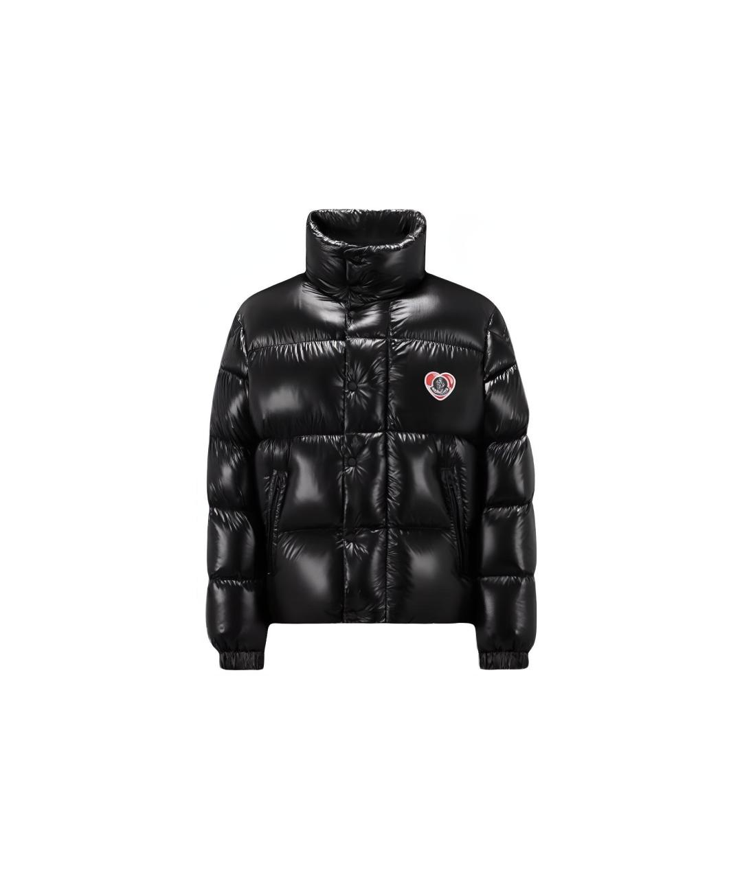 MONCLER Черный пуховик, фото 6