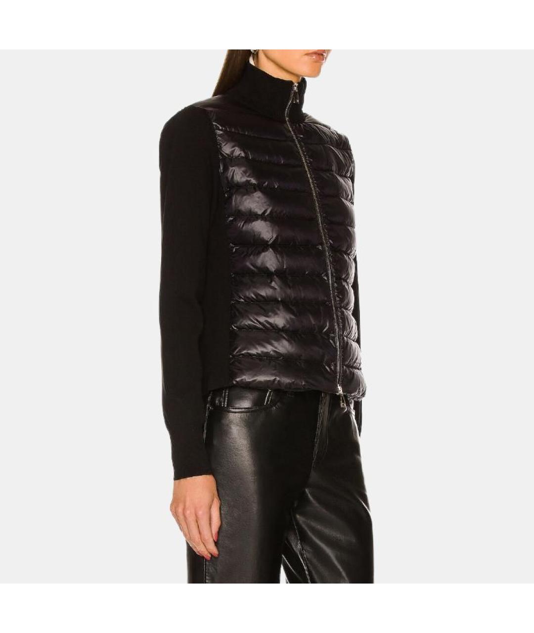 MONCLER Черная куртка, фото 2