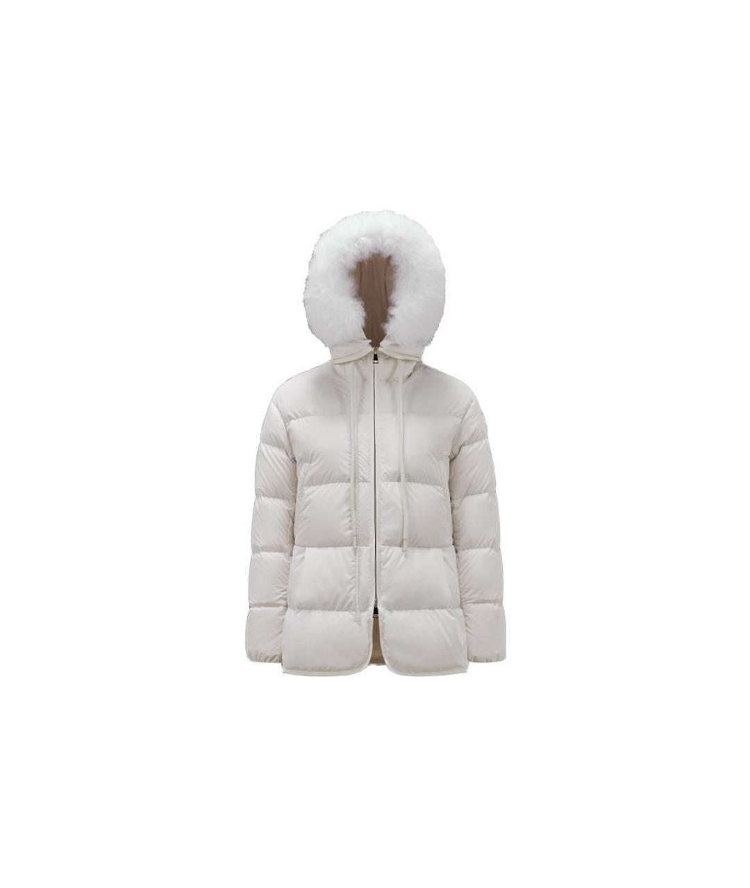 MONCLER Белый пуховик, фото 6