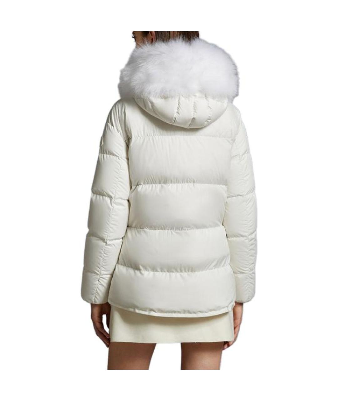 MONCLER Белый пуховик, фото 3
