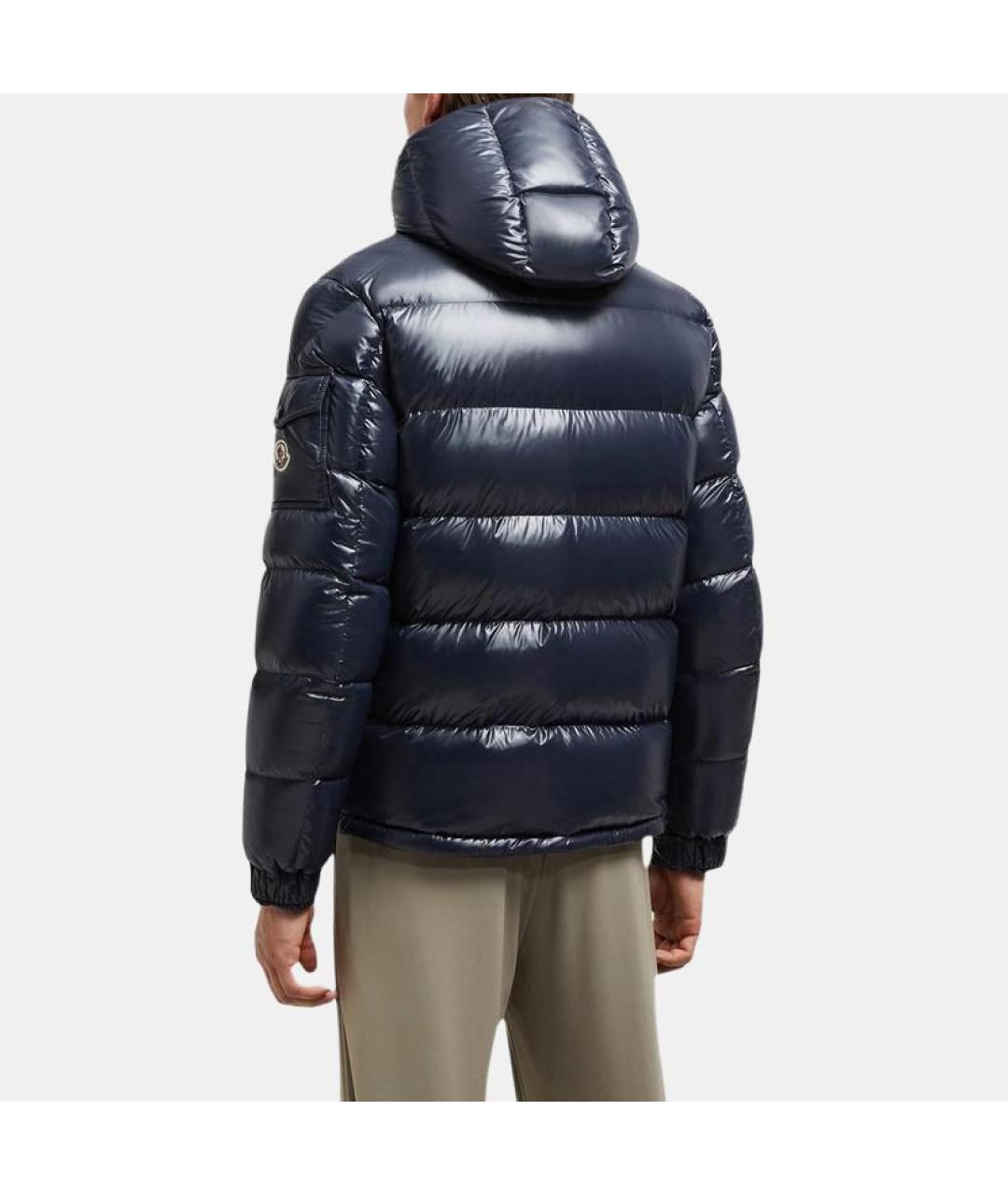 MONCLER Синий пуховик, фото 5