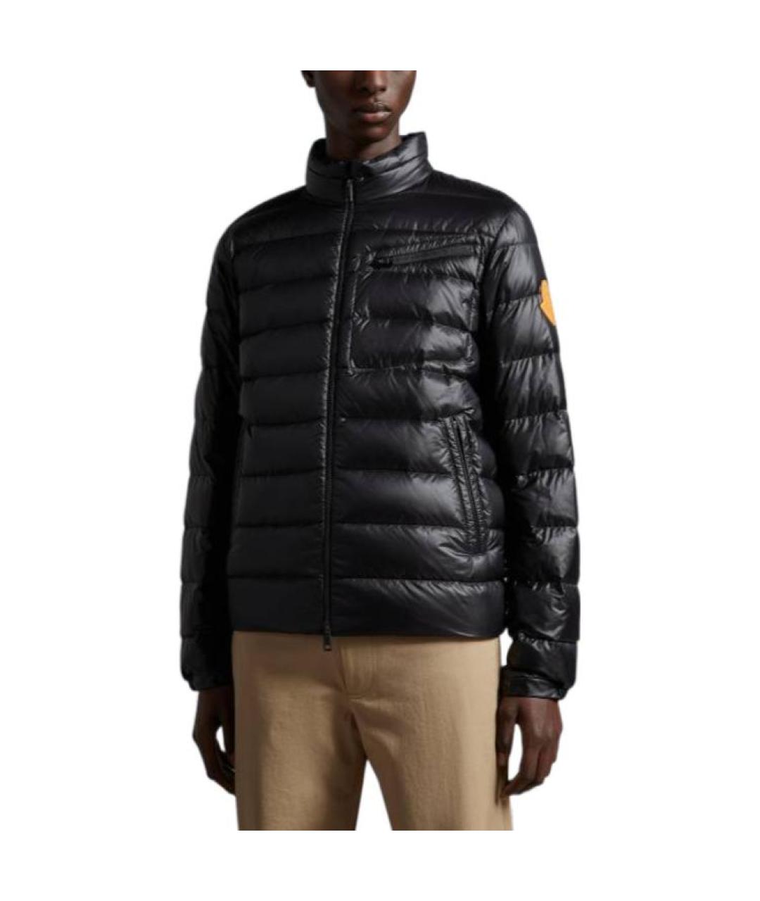 MONCLER Черная полиамидовая куртка, фото 3