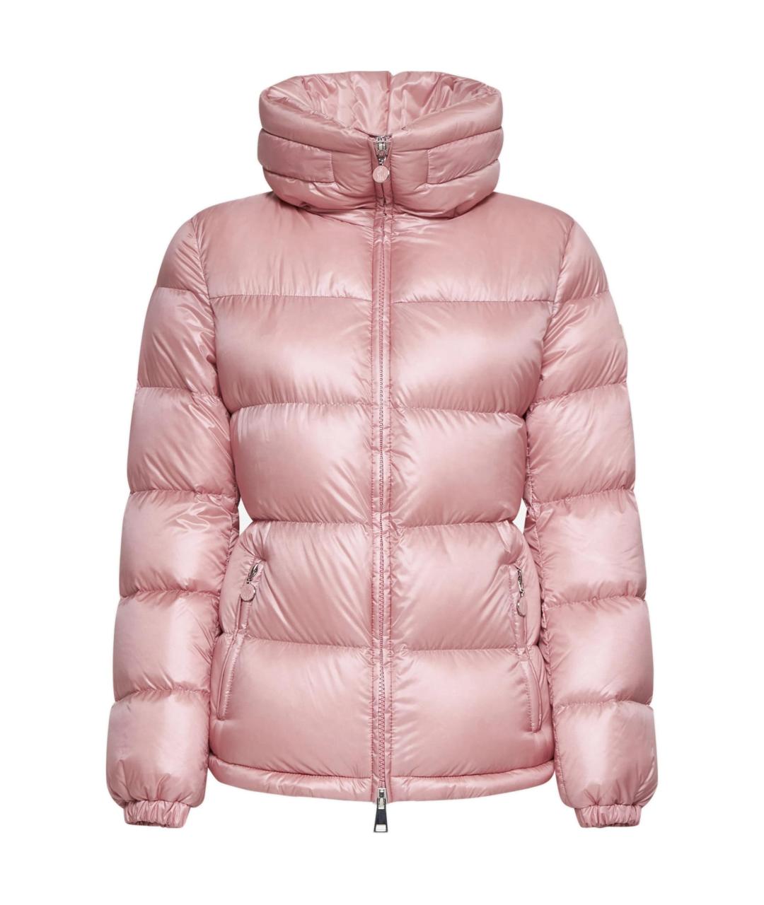 MONCLER Розовый пуховик, фото 1