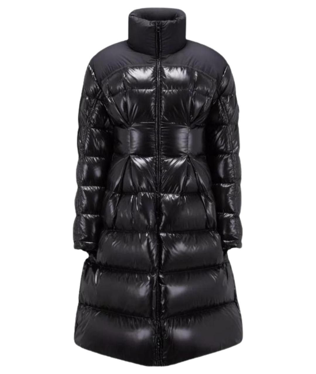 MONCLER Черный пуховик, фото 1