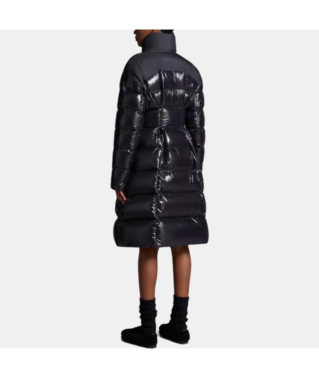 MONCLER Черный пуховик, фото 5