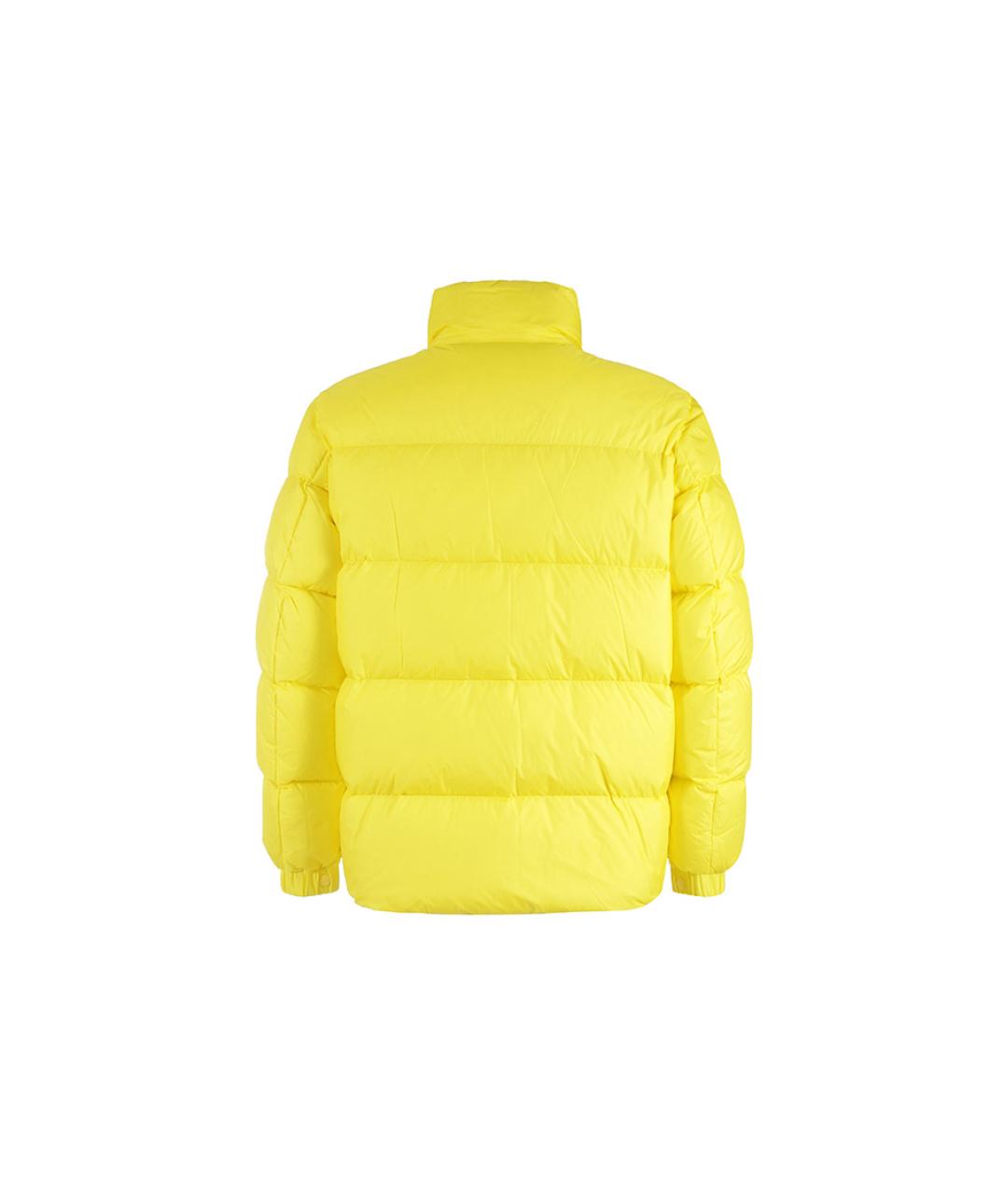 MONCLER Желтый пуховик, фото 2