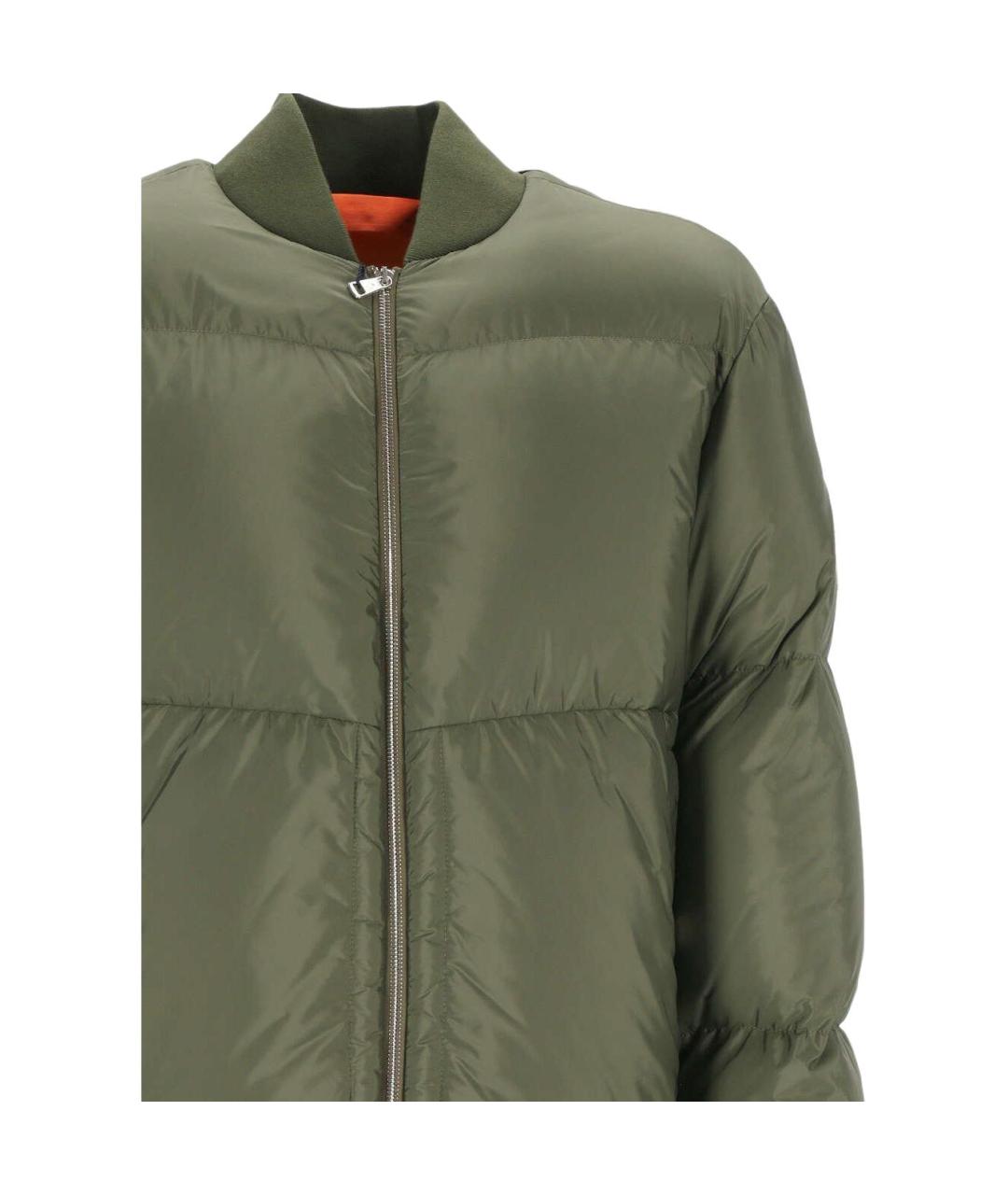 MONCLER Зеленый пуховик, фото 3