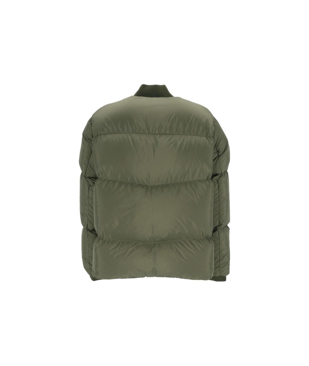 MONCLER Зеленый пуховик, фото 2