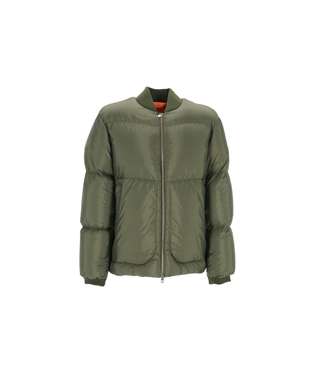 MONCLER Зеленый пуховик, фото 1