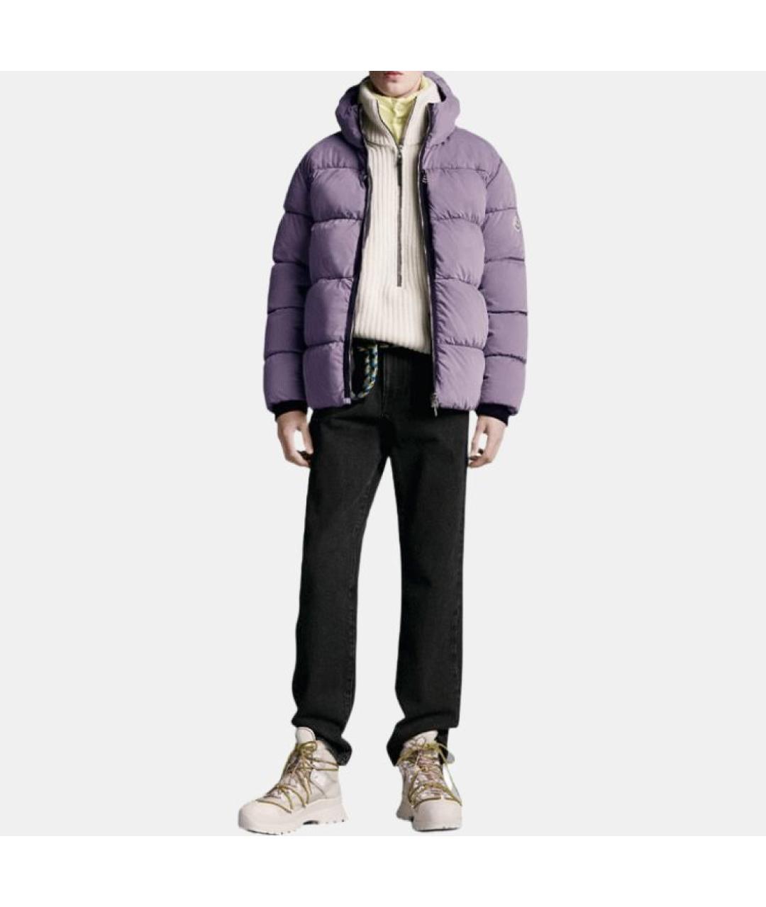 MONCLER Фиолетовый пуховик, фото 3