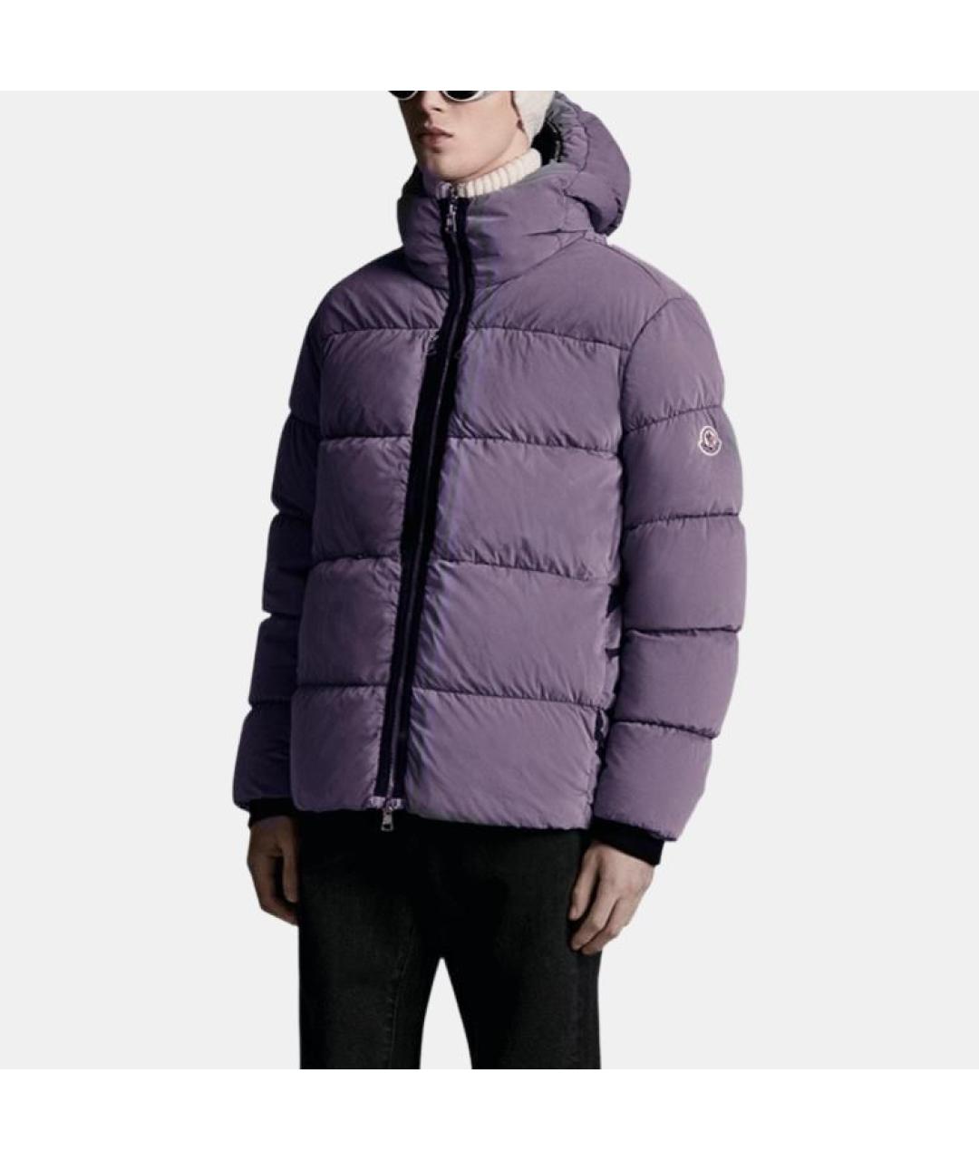 MONCLER Фиолетовый пуховик, фото 4