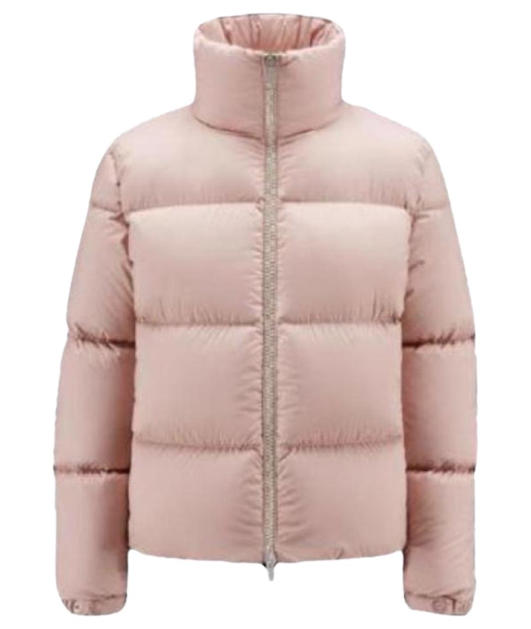 MONCLER Розовый пуховик, фото 1