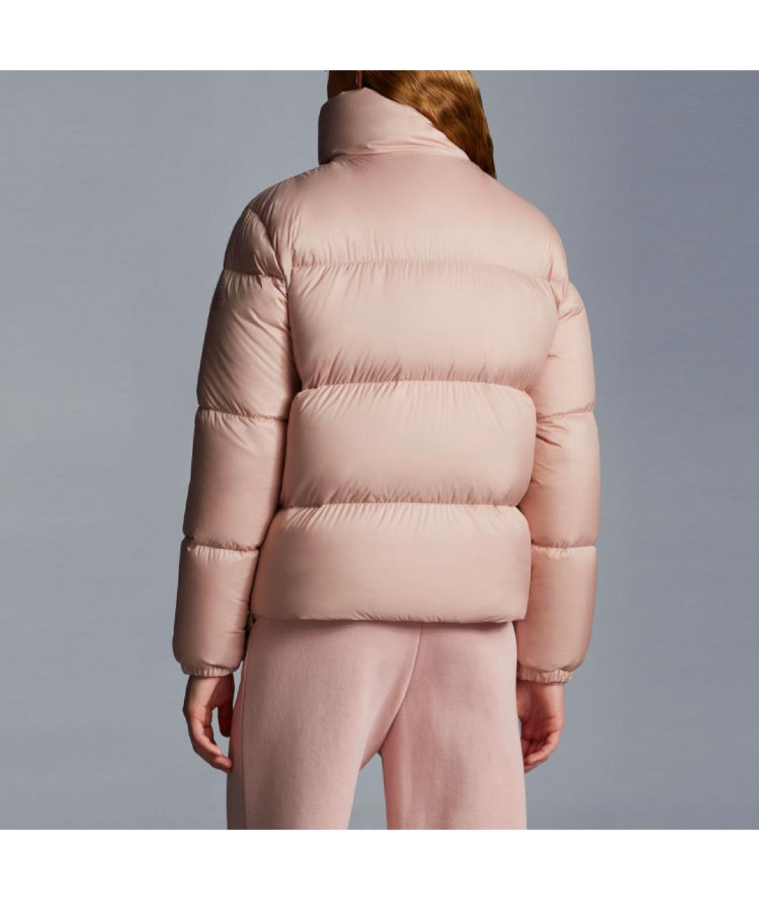 MONCLER Розовый пуховик, фото 2