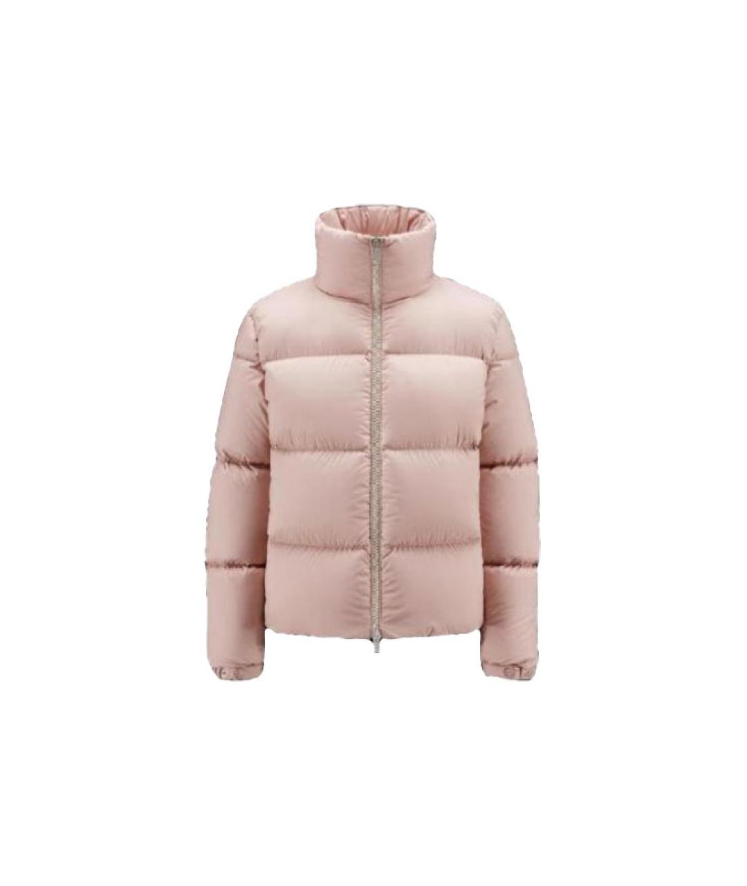 MONCLER Розовый пуховик, фото 5
