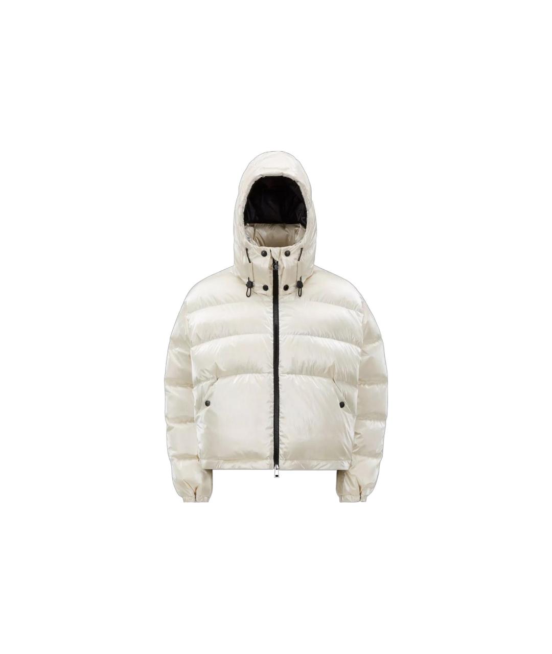 MONCLER Белый пуховик, фото 6