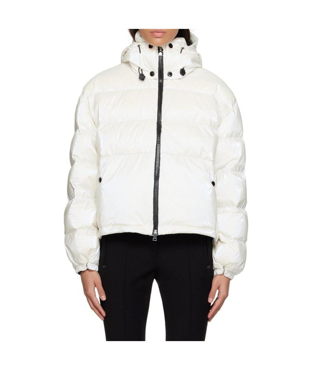 MONCLER Белый пуховик, фото 5