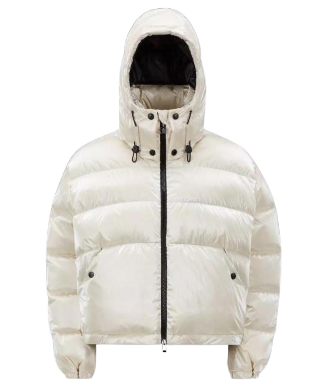 MONCLER Белый пуховик, фото 1