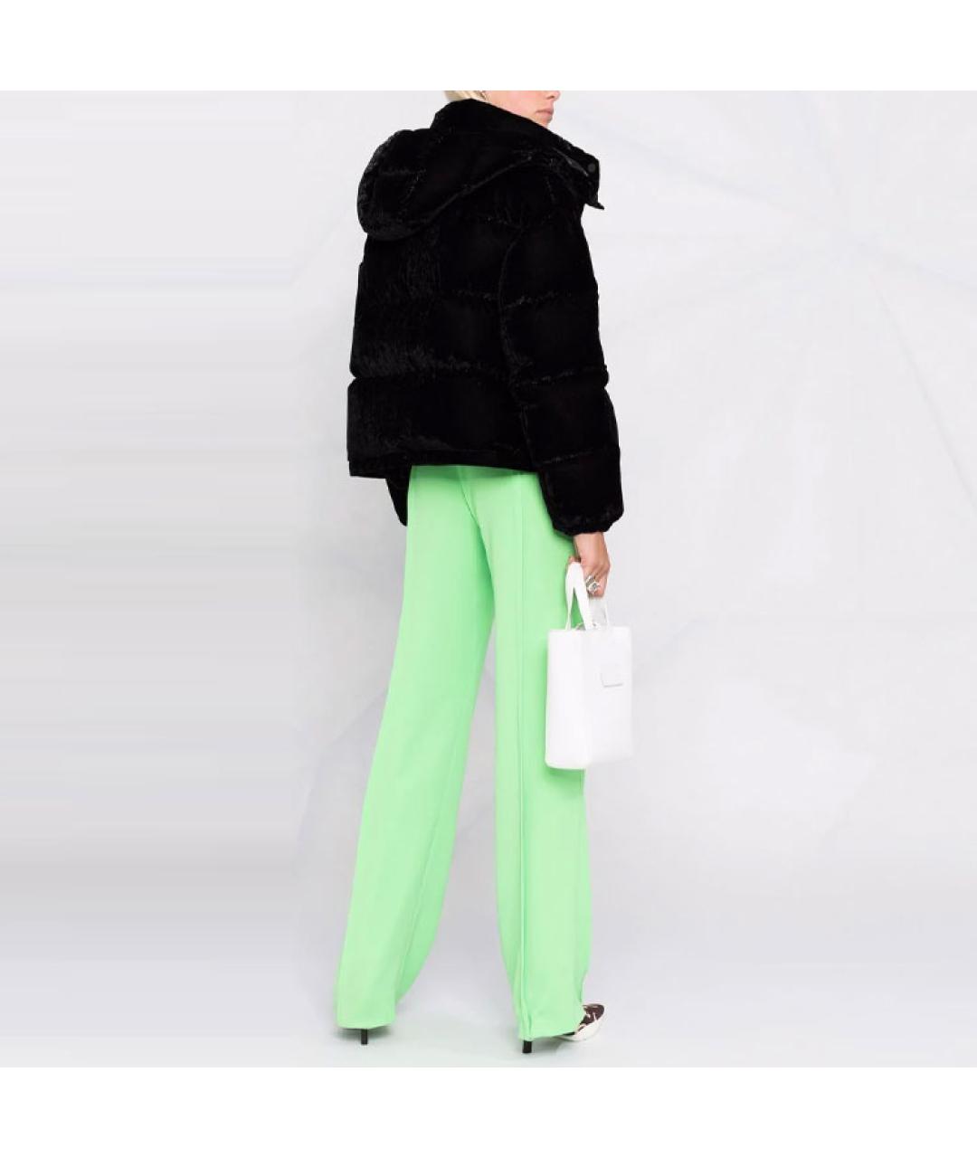 MONCLER Черный пуховик, фото 2