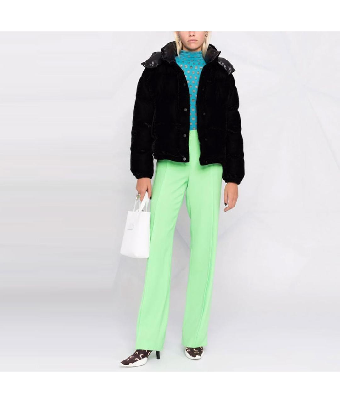 MONCLER Черный пуховик, фото 4