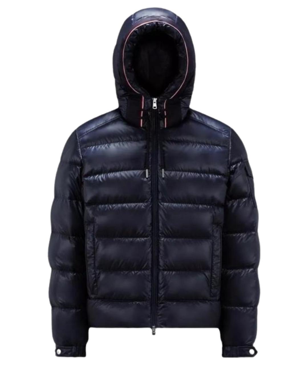 MONCLER Синий пуховик, фото 1