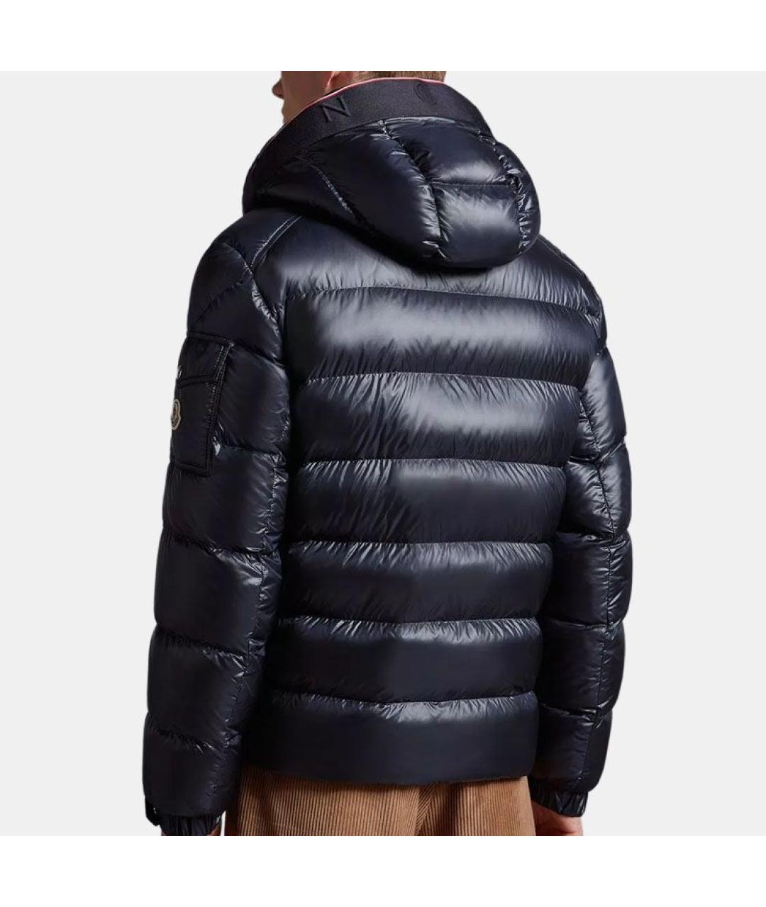 MONCLER Синий пуховик, фото 2