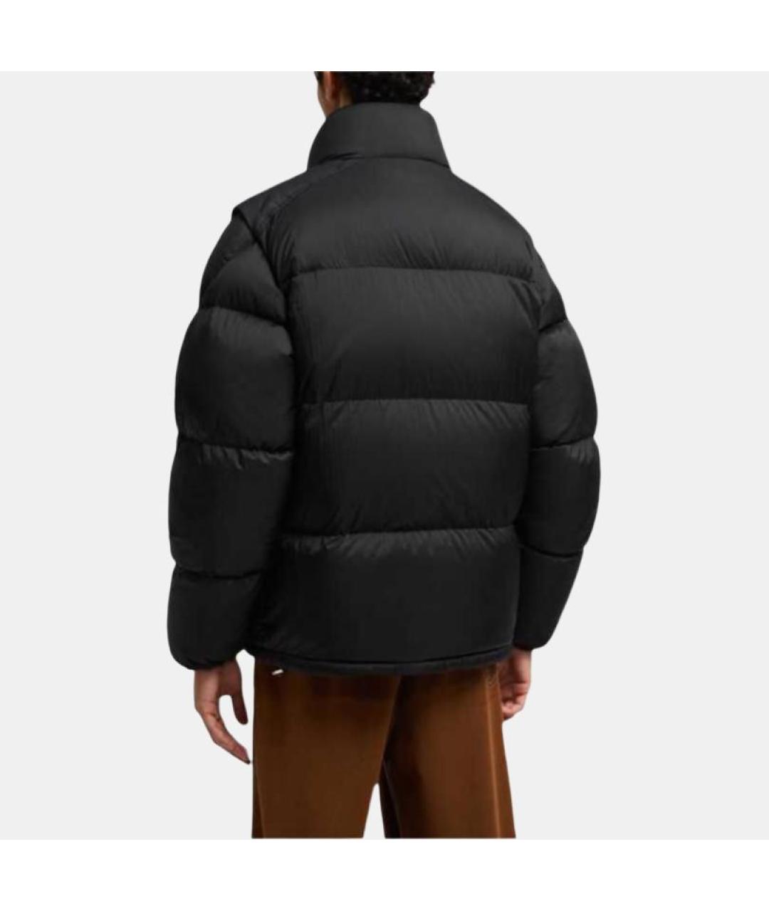 MONCLER Черный пуховик, фото 3