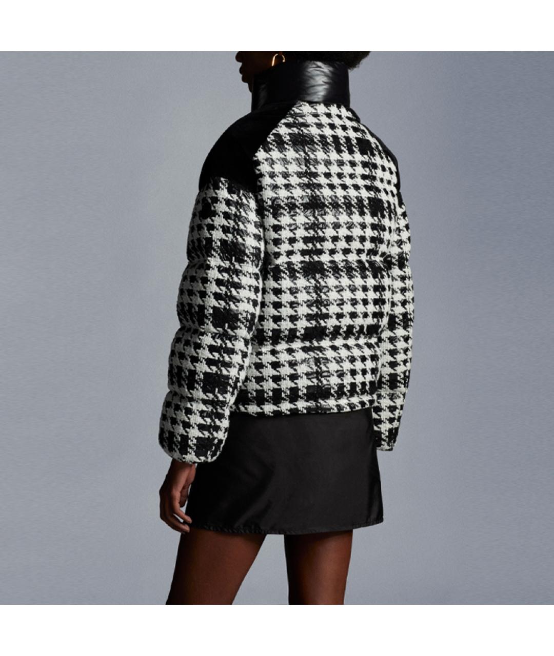 MONCLER Черный пуховик, фото 4