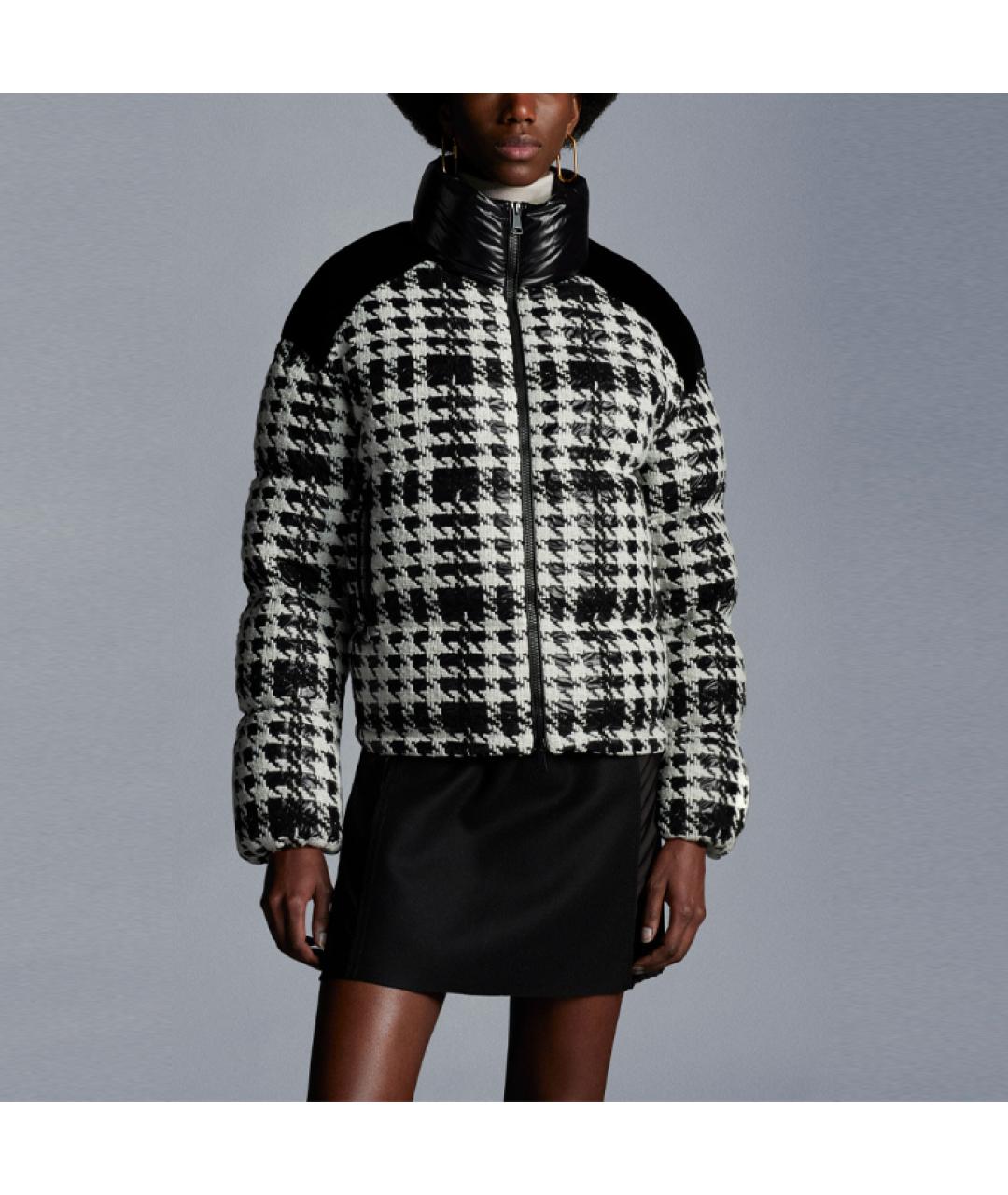 MONCLER Черный пуховик, фото 3