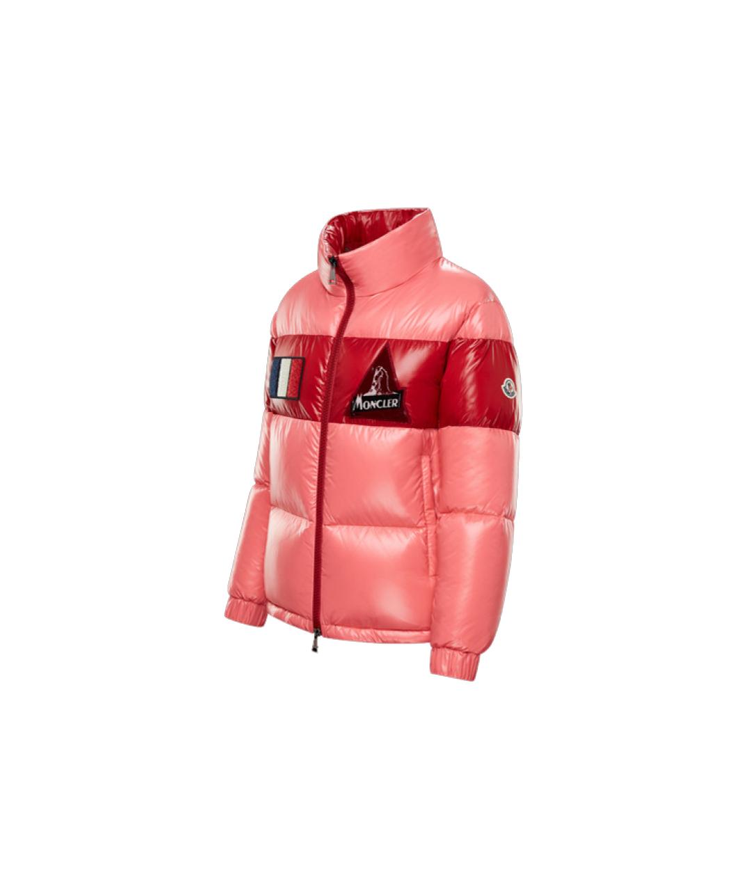 MONCLER Розовый пуховик, фото 3