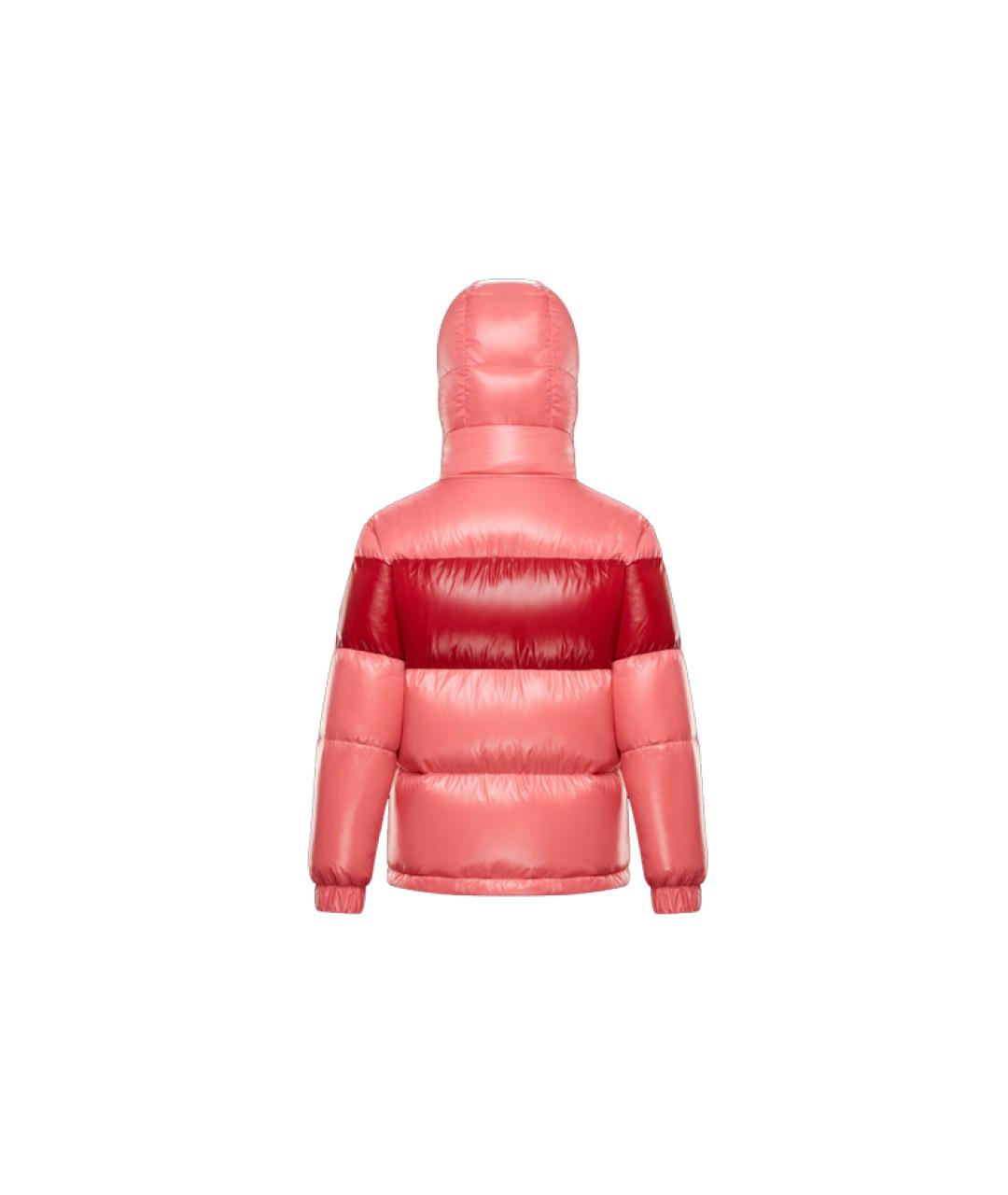 MONCLER Розовый пуховик, фото 2
