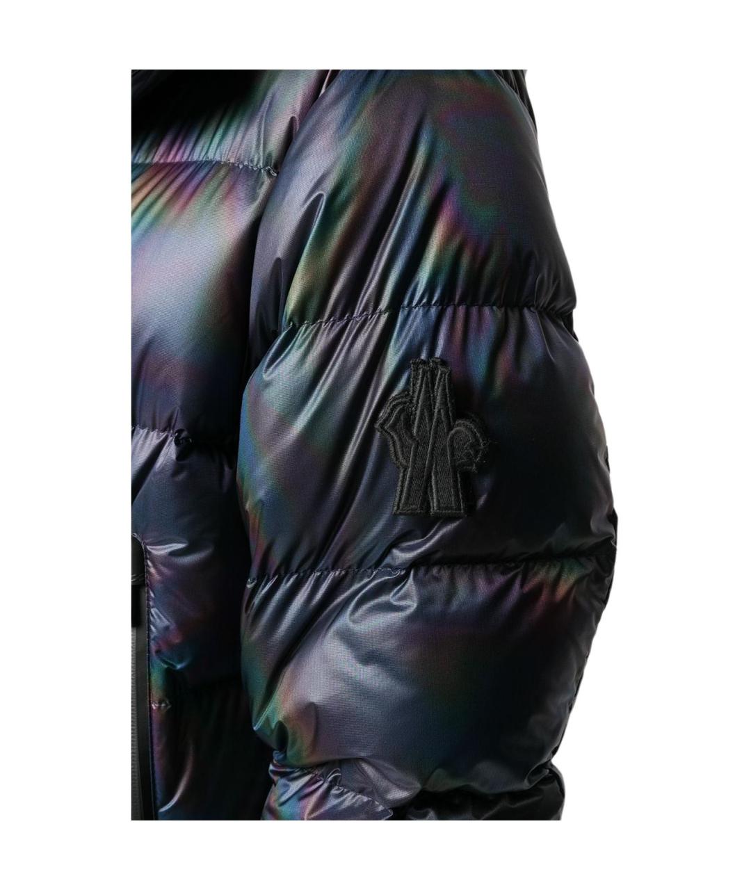 MONCLER Синий пуховик, фото 5