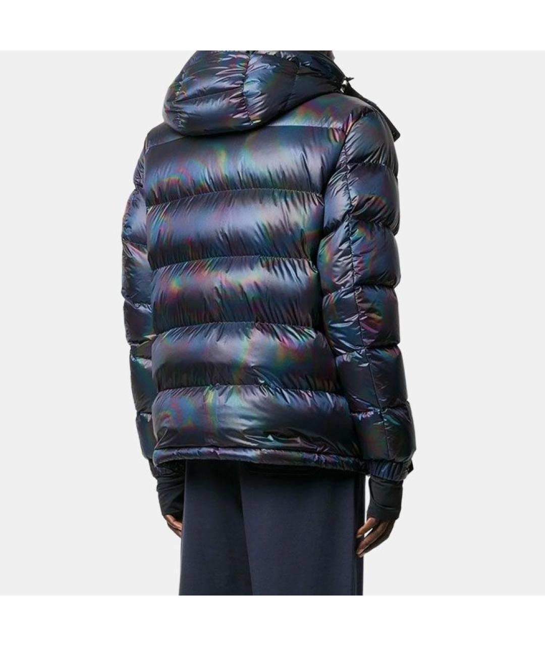 MONCLER Синий пуховик, фото 3