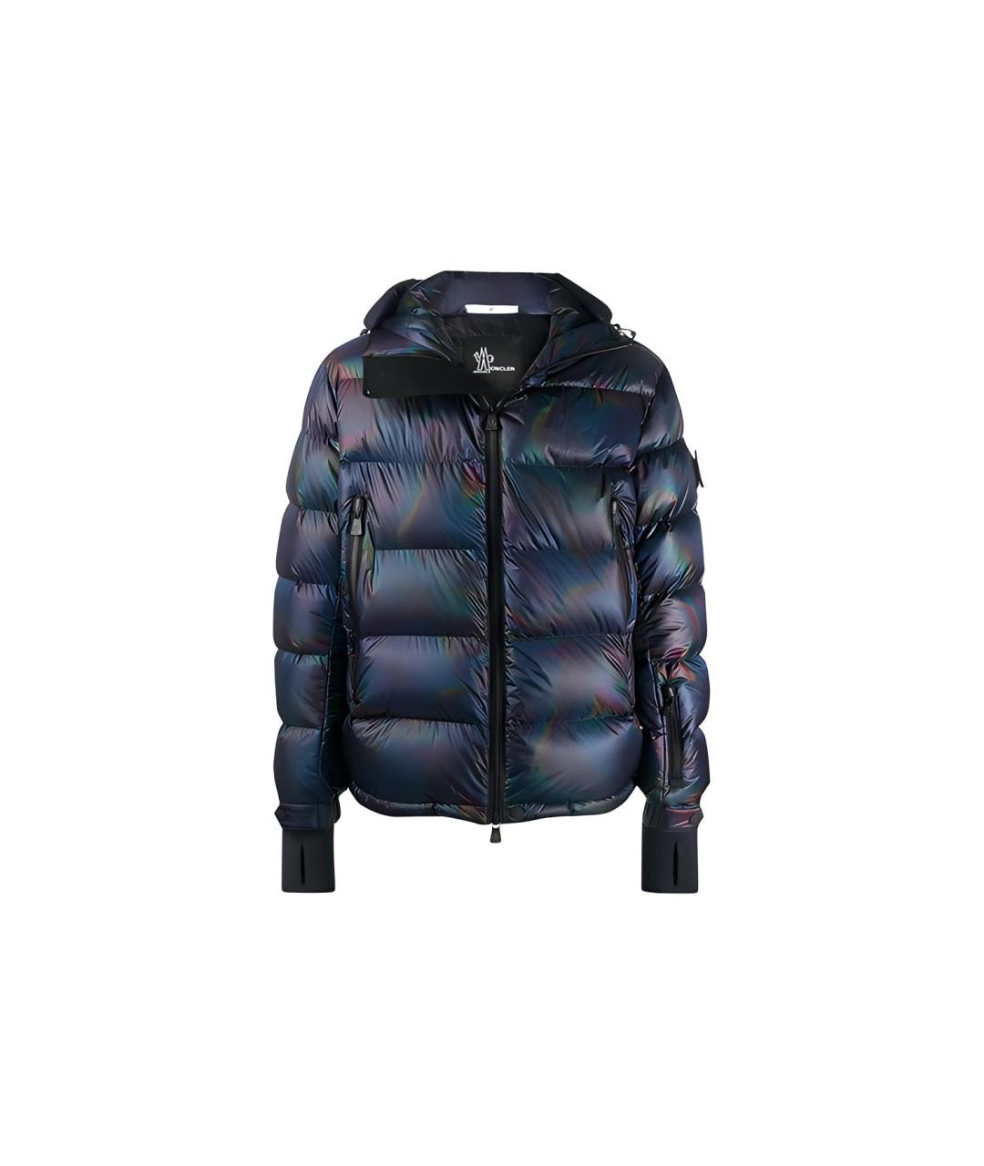 MONCLER Синий пуховик, фото 1