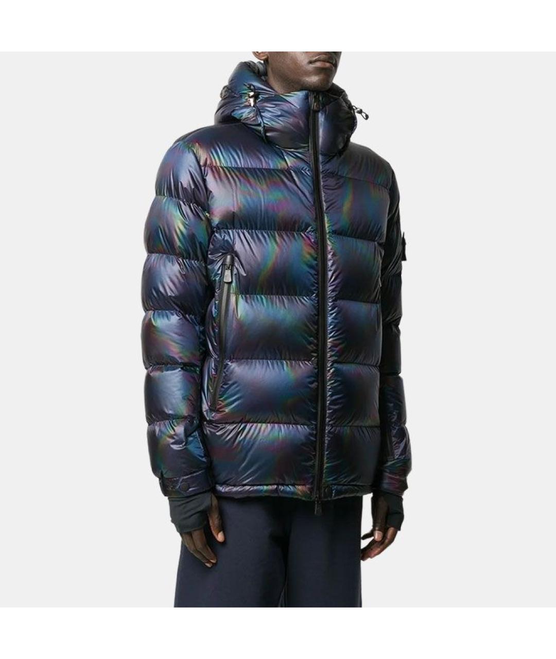 MONCLER Синий пуховик, фото 2