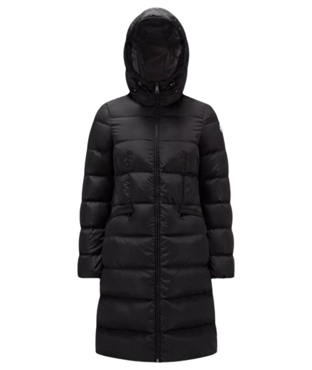 MONCLER Черный пуховик, фото 1