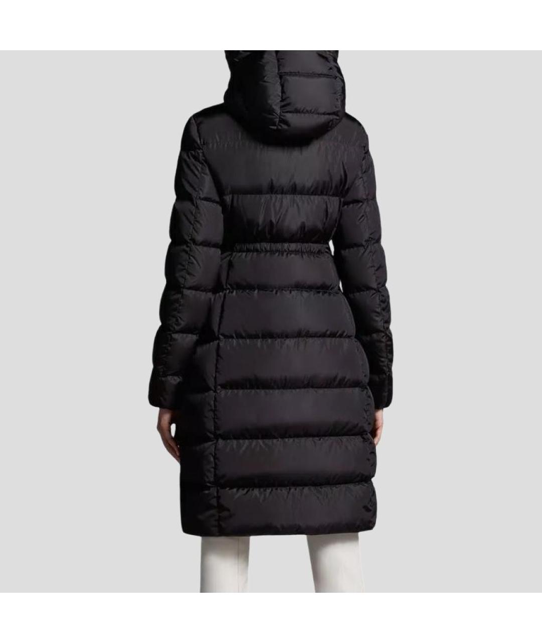 MONCLER Черный пуховик, фото 4