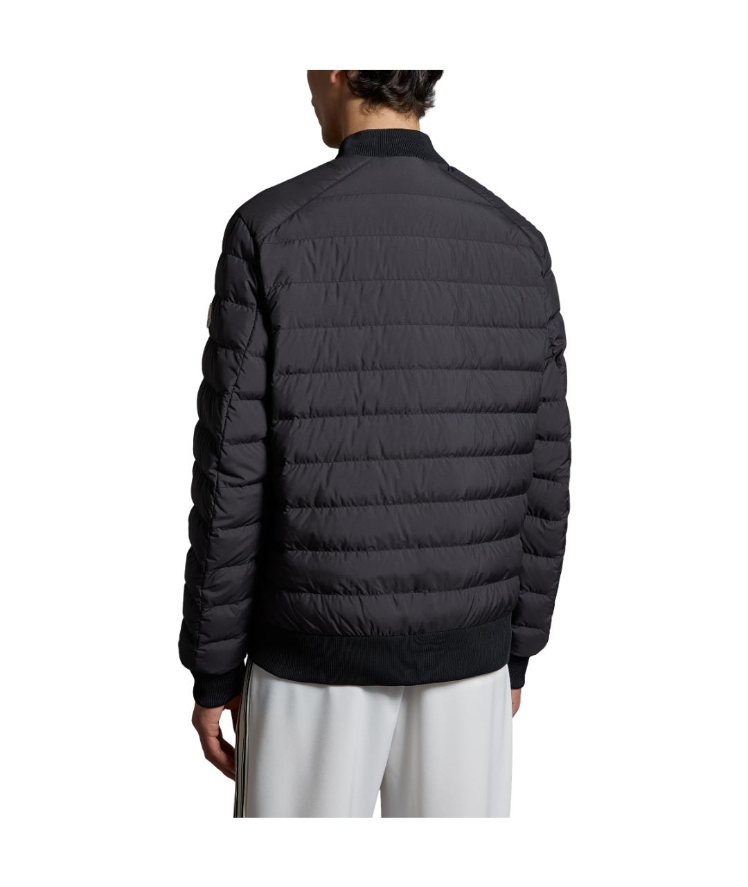 MONCLER Черный пуховик, фото 4