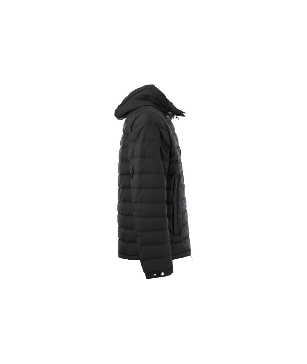 MONCLER Черный пуховик, фото 3