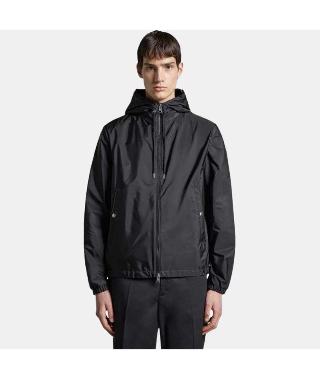 MONCLER Черный пуховик, фото 4